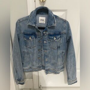 Zara Blue Denim Jacket